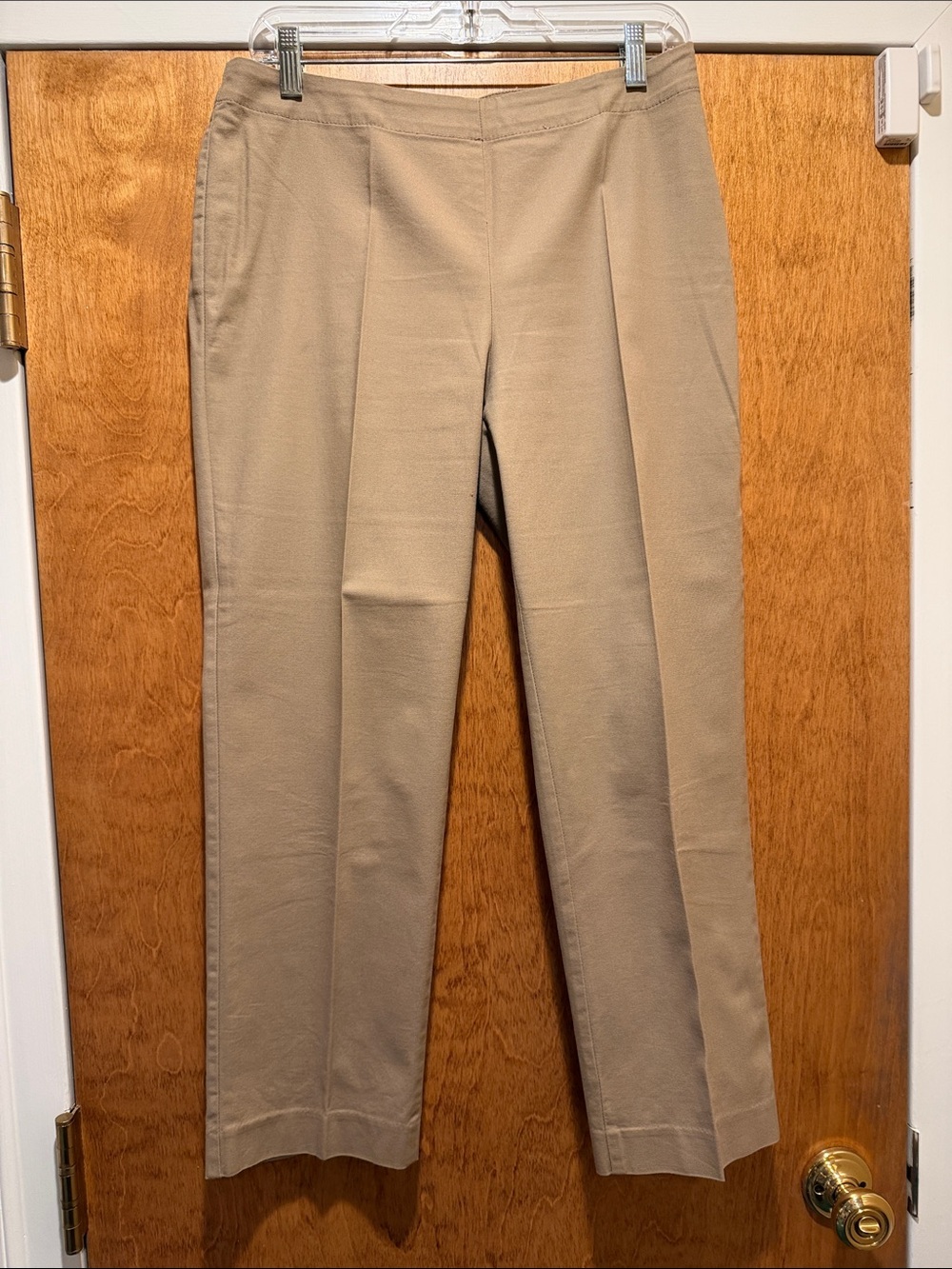 Talbots Straight-Leg Dress Pants in Khaki
